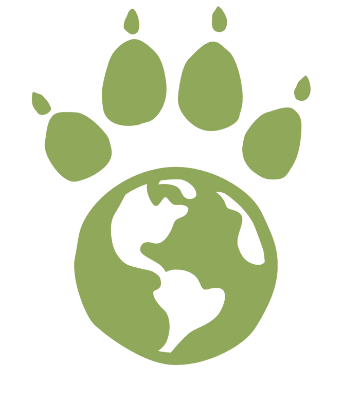 Brandelement wereldbol in pootvorm